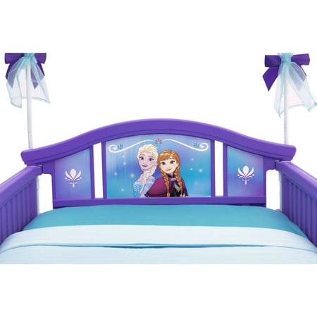 4月下旬入荷予約販売/ デルタ ディズニー アナと雪の女王 キャノピー付き 子供用 ベッド 女の子 2歳から