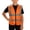 Orange, variant on ATORRE Boys Girls Reflective Vest 2026 Stylish Lightweight Kids Zipper Safety High Visibility Vest for Outdoor Cycling Skiing Walking Red 10-11 Years