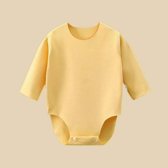 Cowsor Baby Long Sleeve Crawling Onesies – Perfect for Naps & Play (Sizes 66-90)