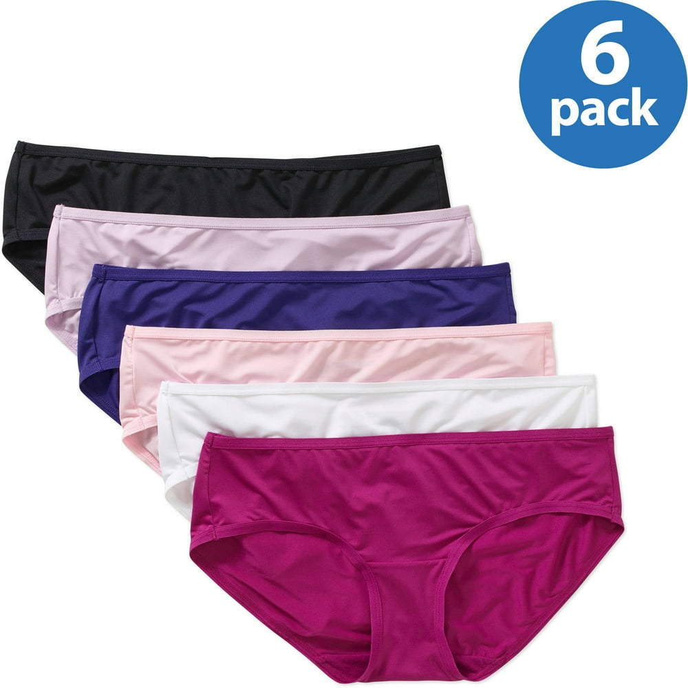 Fruit of the Loom Ladies' Microfiber Low Rise Hipsters, 6pack
