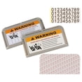 thumbnail image 4 of 2Pcs Car Sun Visor Mount Cards Clip Organizer Car Plastic Cards Holder Supplies, 4 of 8