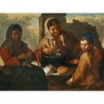 thumbnail image 3 of Giacomo Francesco Cipper 14x11 Black Modern Framed Museum Art Print Titled - A Girl Knitting and a Woman Feeding a Child, 3 of 5