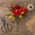 thumbnail image 5 of Artificial Flowers, Fall Faux Peonies Bouquet Vintage Realistic Floral Arrangement for Wedding Centerpiece Table Vase Autumn Decor, 5 of 5