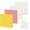 Pink Yellow White 200 Sheets, variant on 400 Sheets Colored Transparent Sticky Notes - 3 x 3 in Translucent Sticky Notes, Pastel Clear Waterproof See Through Self-Sticky Note, Aesthetic Bible Journaling Sticky Notes (8 Pads)
