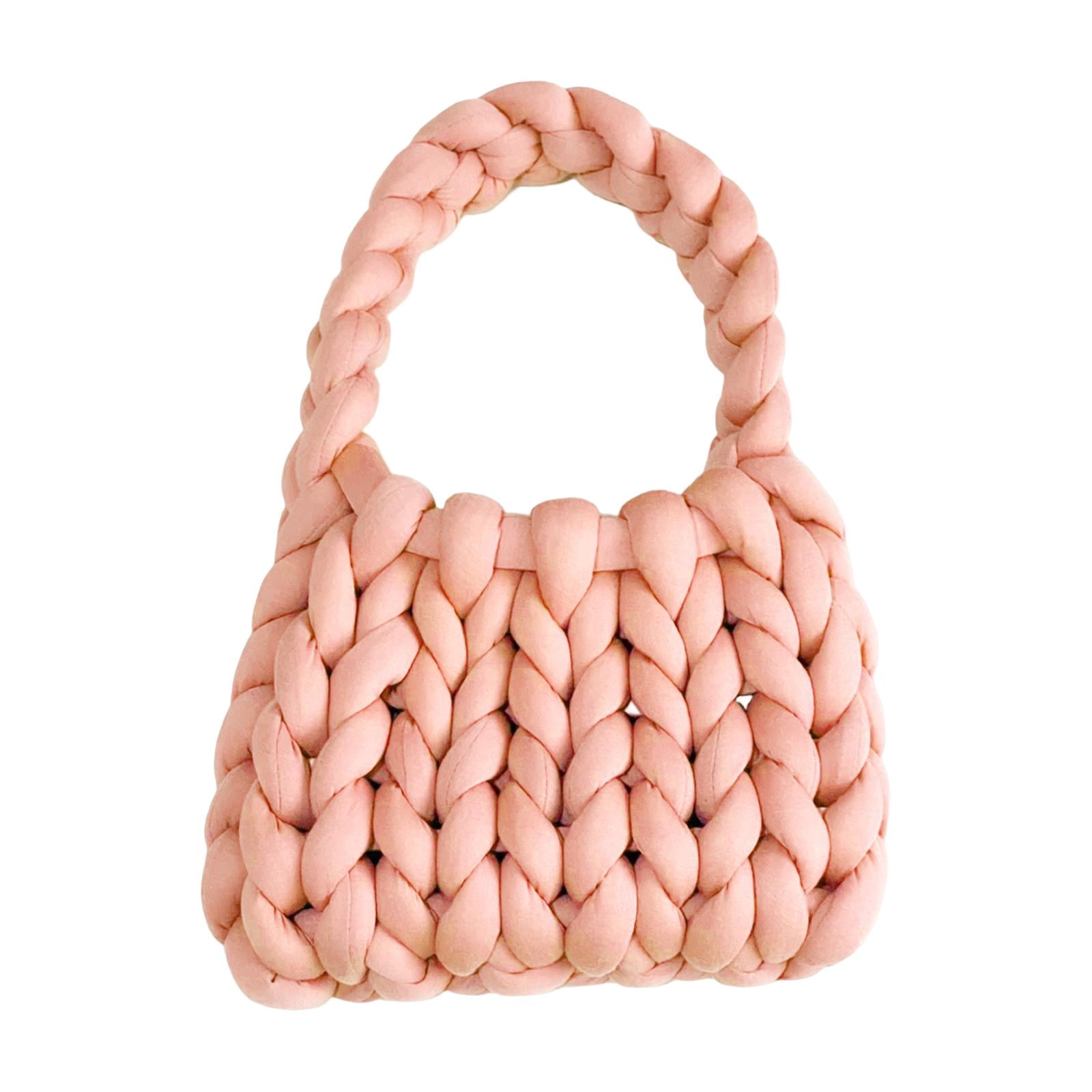 Women Crochet Bag Handbag Satchel Casual Shoulder Bag for Travel Summer