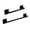 Long Short Black, variant on 2pcs Waterproof Home Kitchen Wall Over Cabinet Towel Bar Hand Towel Shelf Towel Rail Hanger Self Sticky Strong Carrying Capacity Long White Black