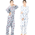 thumbnail image 1 of Set De 2 Pijamas Afelpadas Mujer Polar Pantalón Sudadera Ropa Invierno UNITALLA, 1 of 5