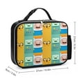 thumbnail image 2 of Adventure Time Finn Jake BMO Insulated Portable Lunch Bag Leather Detachable Lunchbag Meal Bag Bento Bag Picnic Bag Reusable Lunch Box, 2 of 8