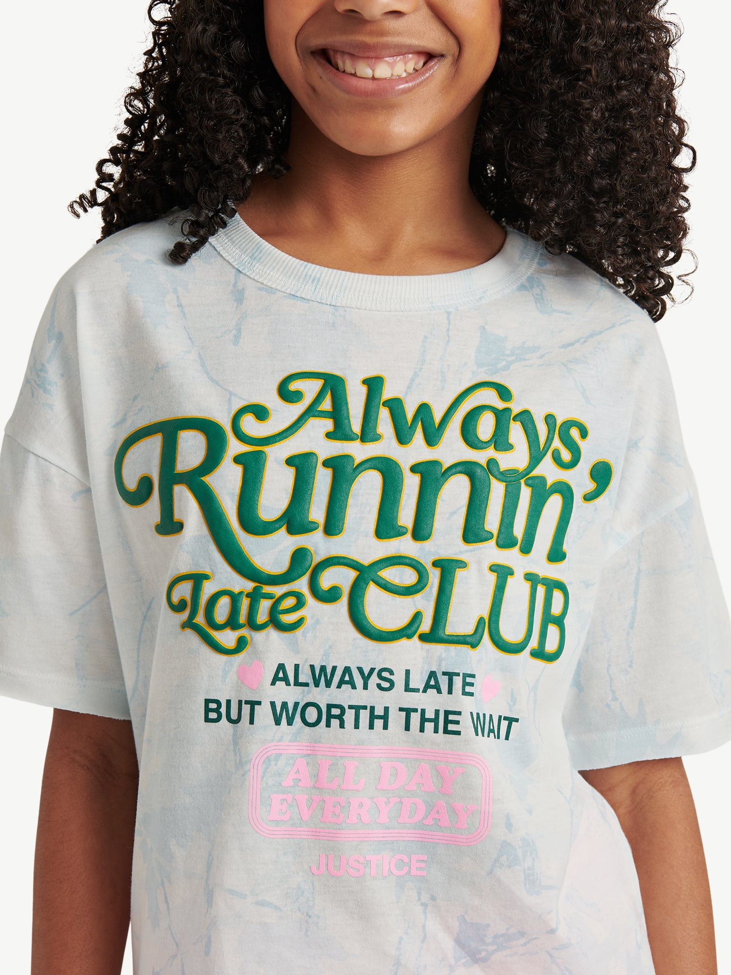 Justice Girls EDF Short Sleeve Tee, Sizes XS - XLP