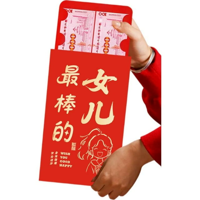 2026 New Big Red Envelope 520 Wedding Red Packet Cny Suprise Spring Festival Money Bag Lucky