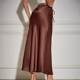 thumbnail image 6 of Sngxgn Skirt for Women High Waist A line Summer Fall Skirts(Coffee,M), 6 of 8