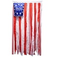 thumbnail image 7 of 4 x 2.3 ft Memorial Day American Flag Banner, 4th of July Decorations, Vintage Independence Day Rag Flag Accessories for 250th Anniversary Decor Home Outdoor Porch Yard Party Supplies, 7 of 7