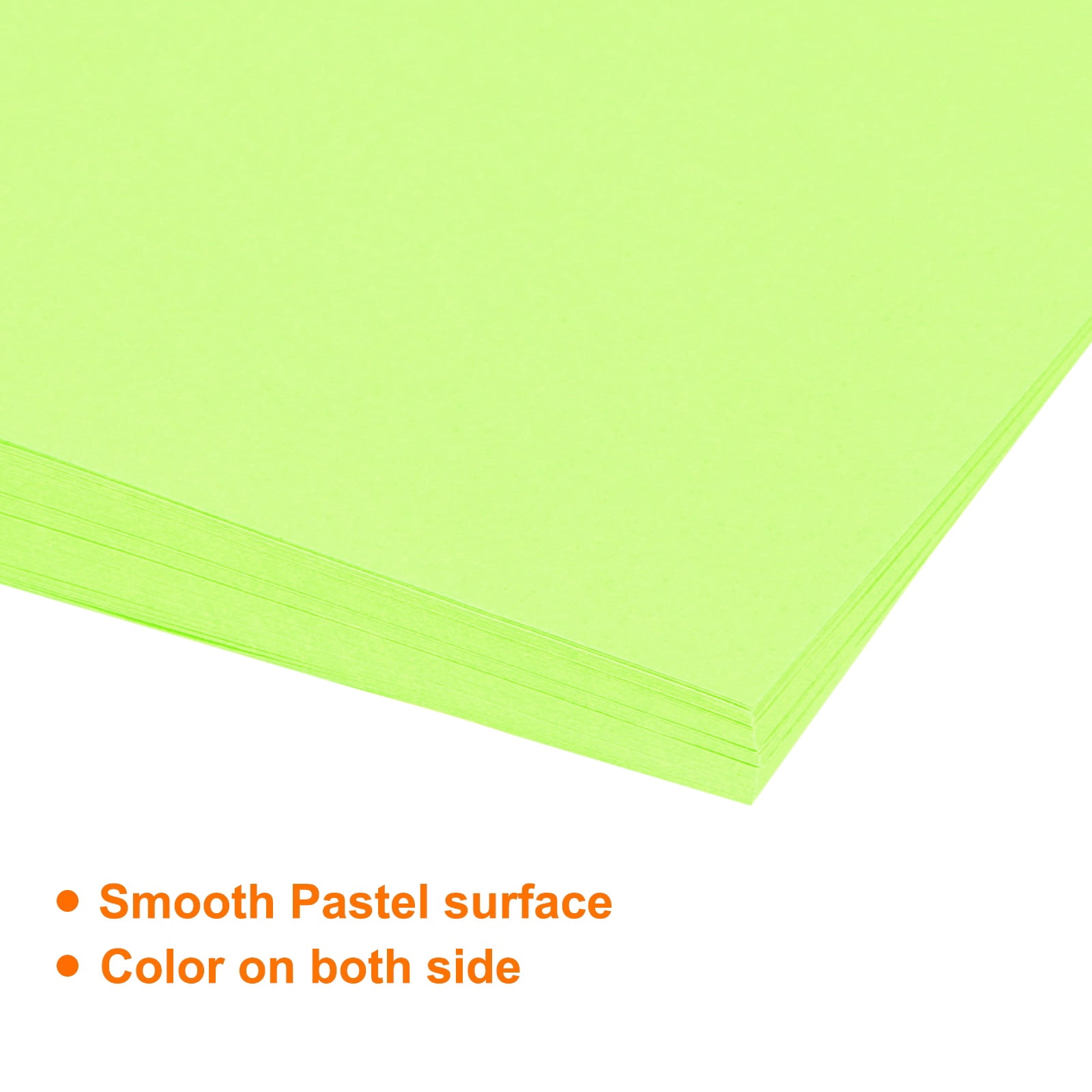 Uxcell 75 Sheets Origami Paper Double Sided 10x10 Inch(25x25cm) 70GSM Origami Paper Square Sheet Easy Fold for Beginners DIY Arts Crafts Projects, Fluorescent Green