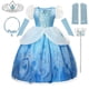 thumbnail image 5 of Disney vestido de princesa Rapunzel para niños, conjunto de disfraces enredados, ropa de fantasía para fiesta de cumpleaños, Carnaval y Halloween, 5 of 5