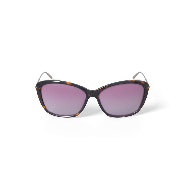 DKNY Women's Rx'able Fashion Sunglasses, DK702SG, Dark Tortoise