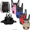 thumbnail image 2 of Mochila para perros y gatos, bolsa de viaje con manos libres para mascotas, mochila de malla transpirable con doble hombro, accesorios para mascotas, 2 of 5
