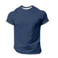 thumbnail image 6 of Creative 2D Printed "I WAS A MAN TRAPPED IN A ..." Mens T Shirt Casual Blouse Soft Tops For Men Solid Color Blouse For Men Daily Wear,5XL,Navy, 6 of 6