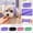 Pink, variant on Dog Grooming Ear Cover,Soft Pet Snood Headband,Stretchable Ear Wrap for Dogs,Noise Reducing Ear Protection for Bathing Drying and Grooming Care,Black
