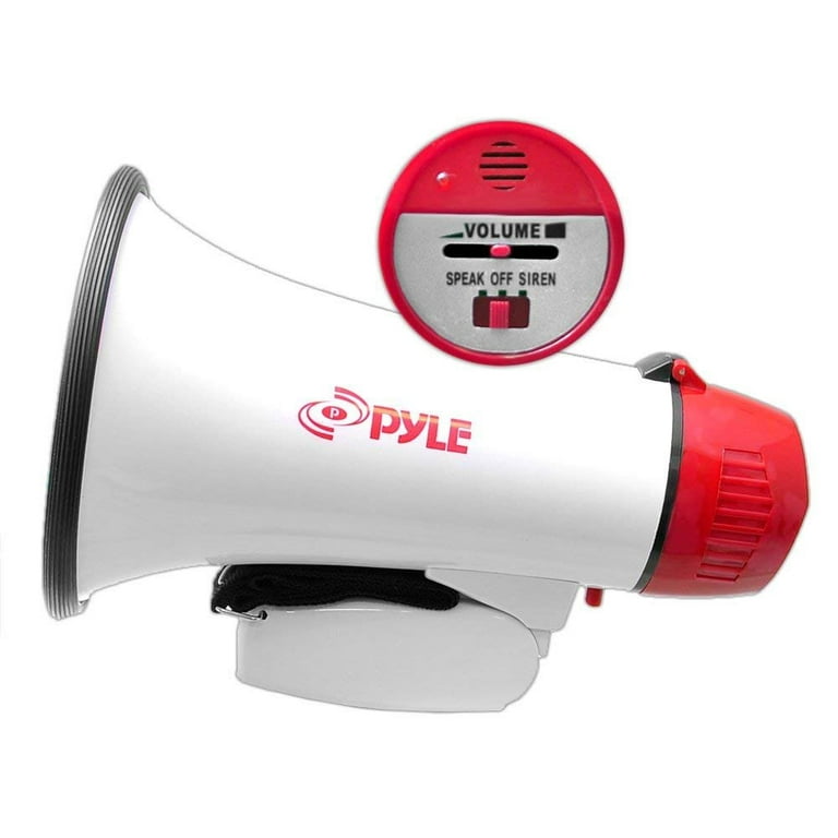 Portable Small Mini Bullhorn Megaphone 20W with Built-in Siren/Alarm-Adjustable  Volume and Battery for Football, Fan, Coach - China Megaphone and Bullhorn  price