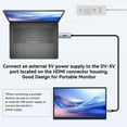 thumbnail image 4 of BENFEI HDMI to USB C Cable 6 feet 4K@60Hz, Unidirectional HDMI (Source) to USB-C (Display) Adapter for MacBook, Steam Deck, PS5/4, Nintendo Switch, AR/XR, Portable Monitors, 4 of 7