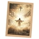 thumbnail image 5 of Lámpara de Jesús, lámpara de mesa decorativa con inspiradora pintura cristiana, marco de Cristo con luz LED Estilo A, 5 of 9