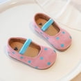 thumbnail image 4 of Toddler Girls Solid Round Toe Princess Dress Shoes, Non Slip Soft Comfort Sole Slip On Casual Footwear for Little Girls Daily Outfits Pink 13-14 Years, 4 of 7
