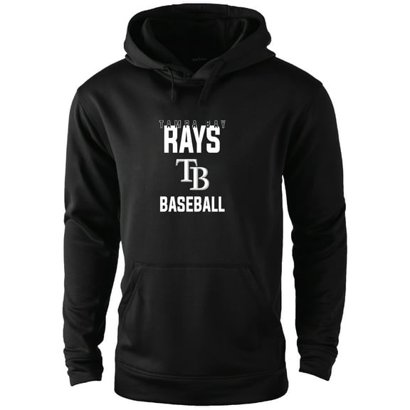 Men's Dunbrooke Black Tampa Bay Rays Champion Pullover Hoodie