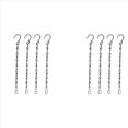 thumbnail image 1 of 8X Cadena para Plantas Colgantes, Cadena Negra para Colgar Comederos para Pájaros, Maceteros, Linternas, Cestas, Vallas Publicitarias, Campanas de Viento, Adornos, 1 of 7