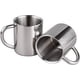 thumbnail image 1 of Nvzi Tazas irrompibles para niños, tazas de café de doble pared para acampar, taza de acero inoxidable de 10 oz/300 ml con asa, juego de 2, 1 of 5