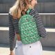 thumbnail image 5 of Disketp Christmas French Bulldog Mochila de Lona Estampada, Mochila Escolar de Viaje Ligera para Estudiantes y Portátil-Small, 5 of 5