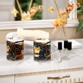thumbnail image 7 of 2 Pack Adorable Foxes with Flowers Leaves Qtip Holder Dispenser Clear Plastic Storage Apothecary Jars for Cotton Swabs Balls Pads Floss, 7 of 7