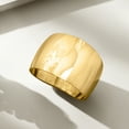 thumbnail image 4 of Ross-Simons Italian 14kt Yellow Gold Wide Dome Ring, Women's, Adult, 4 of 7