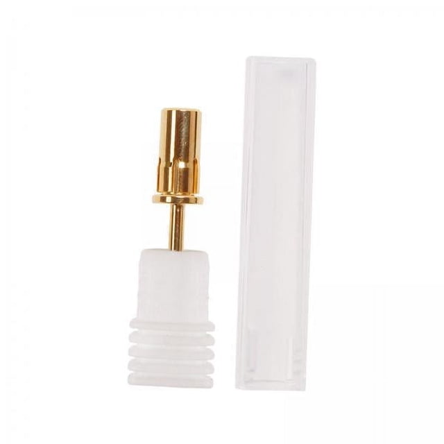 Brocas para uñas con eje,Brocas para uñas con eje,herramienta para manicura y pedicura,Brocas con eje de acero inoxidable para limpiador de uñas,Banda de lijado profesional duradera con eje