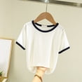 thumbnail image 5 of Kogui Girls T Shirts Athletic Stylish Tropical Crop Top for Little & Big Girls Cool Summer T Shirt Clothes Size 6-7 (White,6-7 Years), 5 of 5