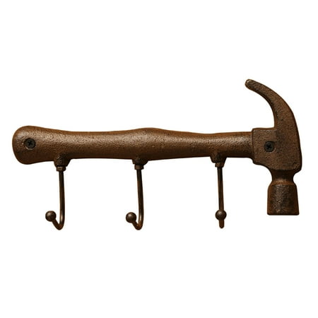 

Desheus Key Rack Industrial Style Spanner Shape Widely Applied Iron Farmhouse Decor Hook Holder for Garden