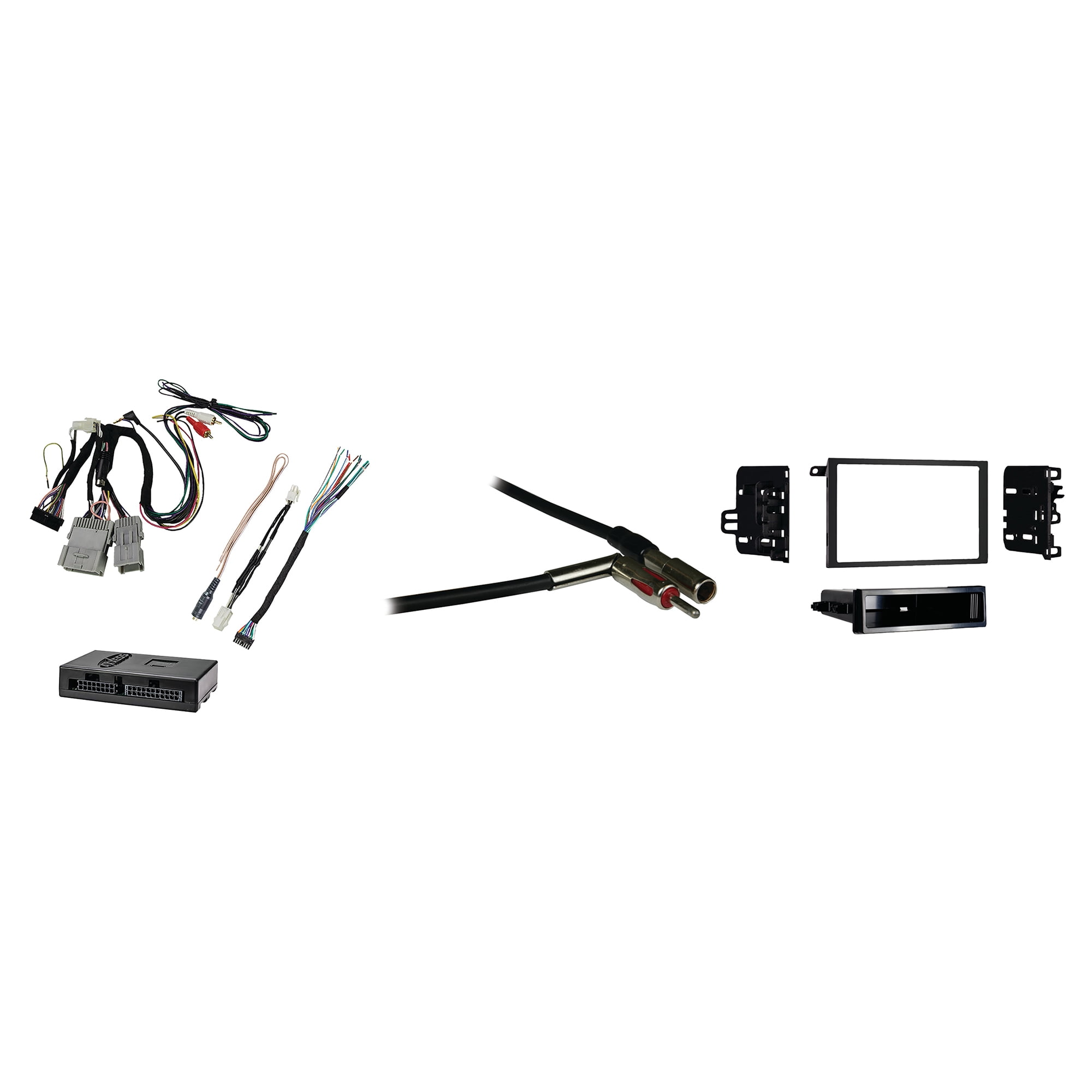 GMC Canyon For 20042012 Single DIN Metra Car Stereo Installation Package