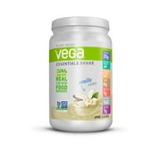 Vega Essentials Plant Protein Powder, Vanilla, 20g Protein, 18 Servings, 21.9oz