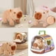 thumbnail image 2 of Plush Capybara Electric Pet Toy with Realistic Sound and Life Like Movement Perfect Companion for Kids Indoor Playing brown, 2 of 5
