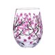 thumbnail image 1 of Vasos sin tallo pintados a mano, vasos de vidrio coloridos de 525 ml (17.8 oz) for agua, jugo, bebidas y cerveza., 1 of 7