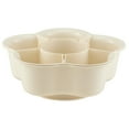 thumbnail image 1 of Plateau de Légumes en Plastique Réutilisable avec Rotation pour un Accès Facile et un Stockage Alimentaire Jaune Clair, 1 of 8