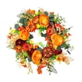 thumbnail image 1 of Widget Irfora Corona de otoño de 16 pulgadas, corona de festival de cosecha, corona de otoño con hoja de flor de calabaza, corona de acción de gracias para decoración de puerta delantera de Irfora Widget, 1 of 5