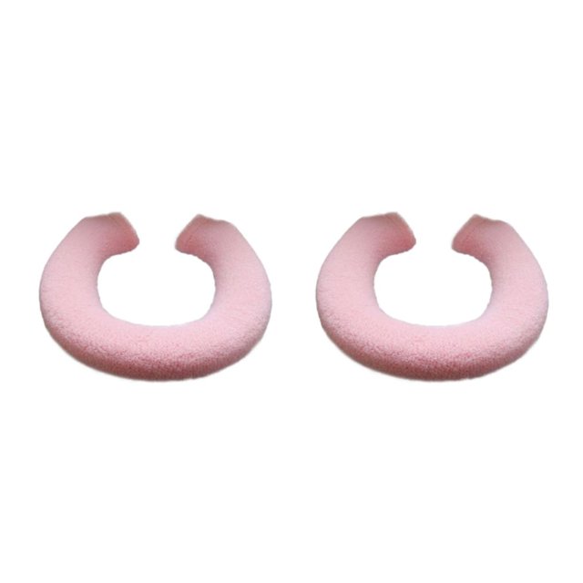 Transemion Coussin de Salle de Bain Durable Résistant aux Déchirures et Options en Forme de U/O Résistant à l'Usure Rose 2Set