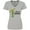 Athletic Heather, variant on Omaha, Nebraska Goldenrod Flower Women's V-Neck T-Shirt