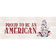 thumbnail image 3 of Reed, Tara 24x12 Black Modern Framed Museum Art Print Titled - Patriotic Gnomes panel II-American, 3 of 5