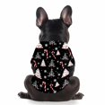 thumbnail image 3 of Dog Christmas Outfit with Festive Snowflake and Candy Cane Print, Comfortable Dog Shirt for Small Dogs Holiday Wear, Seasonal Christmas Gift Pet Clothes 1 Pack, 3 of 5