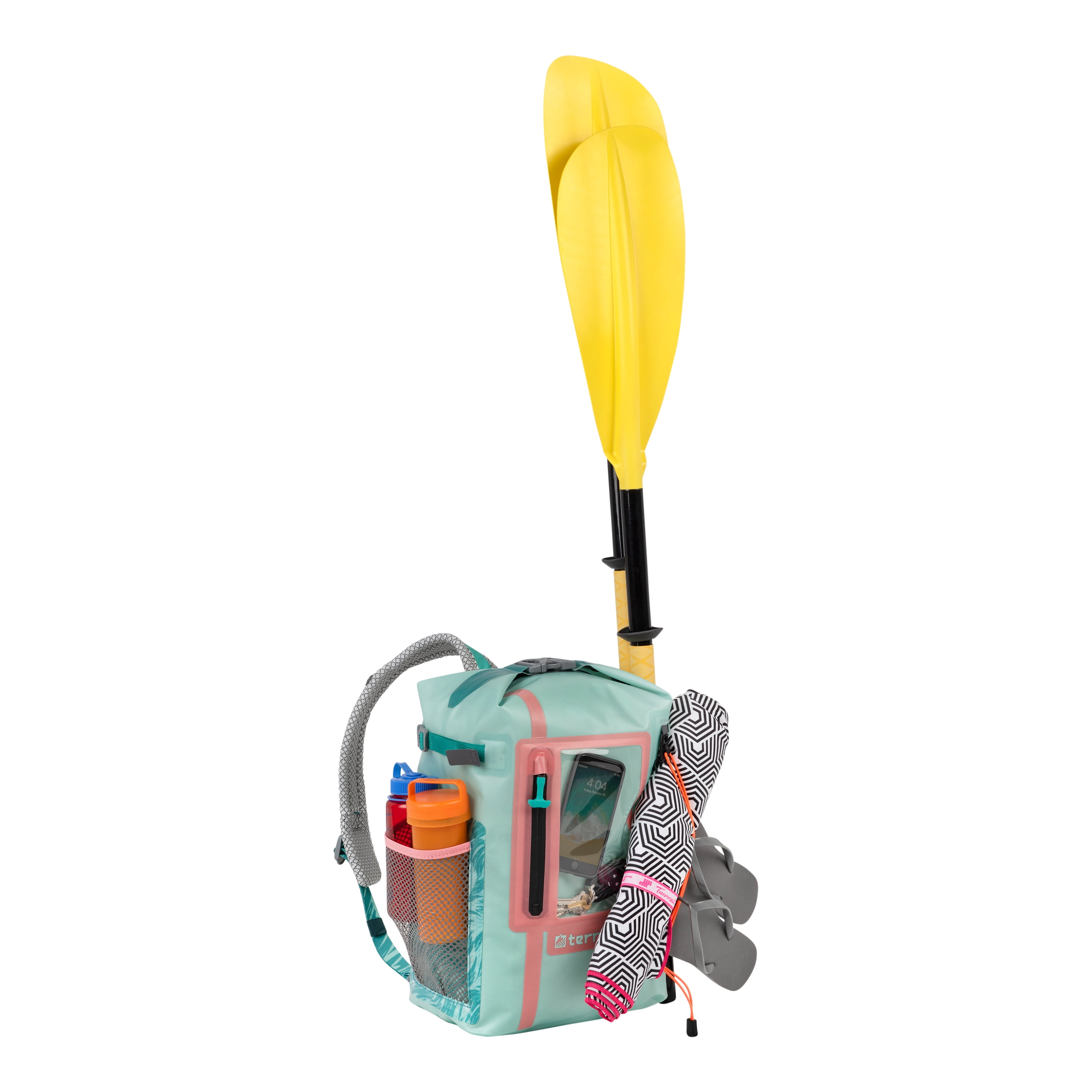 Terrain™ Adventure Waterproof Sling Pack, Sea Breeze & Salmon