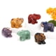 thumbnail image 2 of Estatua de elefante de la suerte de 1,5 pulgadas, Aventurina verde, amatista, piedra de cristal de cuarzo, estatuilla de Feng Shui de la fortuna, animales, decoración artesanal de chakras, 2 of 5