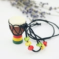 thumbnail image 4 of WRITWAA 3Pcs African Choker Women Djembe Mini Necklace Wooden Multi Neck Jewelry for, 4 of 4