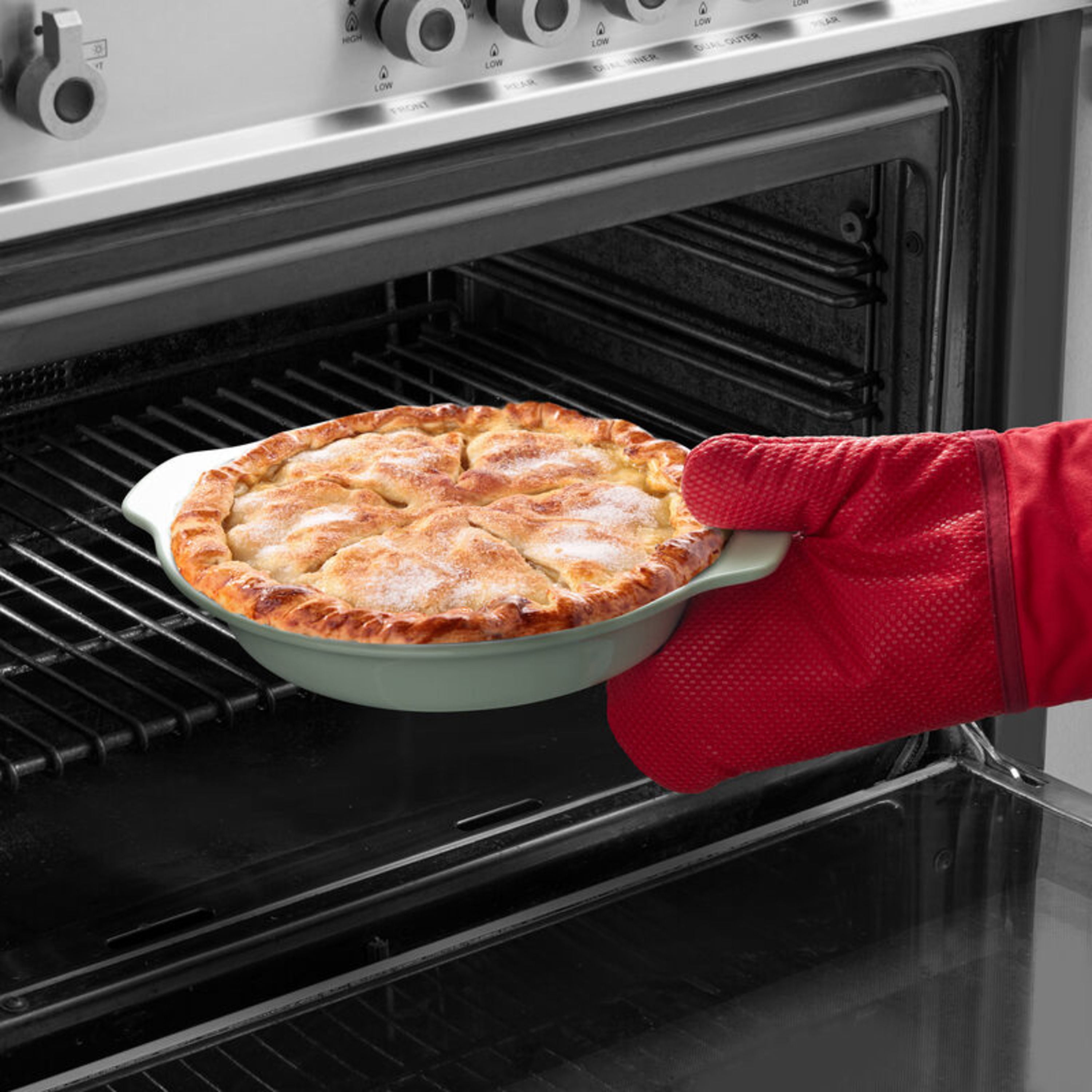 KitchenAid Vitrified Stoneware 9-Inch Pie Plate - Thumbnail 5