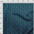 thumbnail image 3 of oneOone Cotton Flex Teal Blue Fabric Musical Instruments Craft Projects Decor Fabric Printed By The Yard 40 Inch Wide, 3 of 5